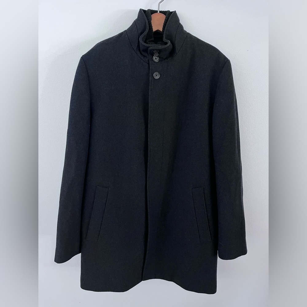 Cardinal of Canada Men’s Wool Blend Car Coat Charcoal Men’s Size Small